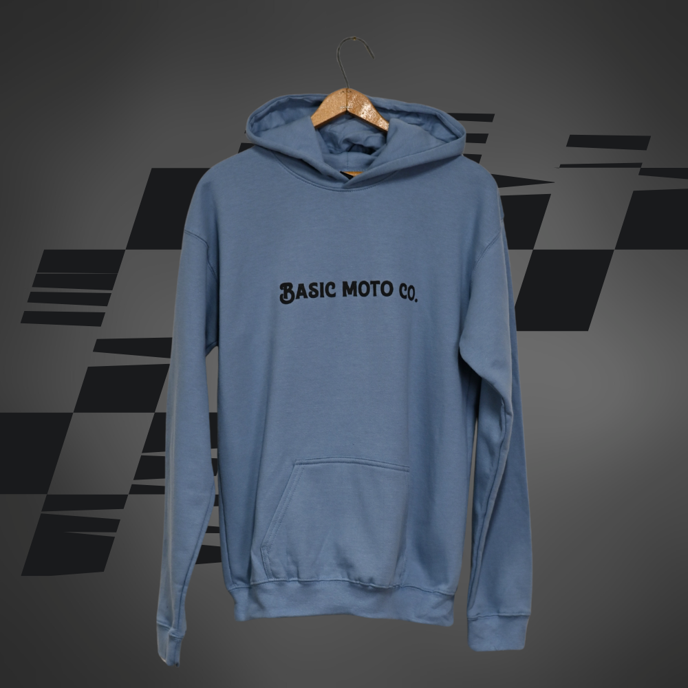 Grid Lock Hoodie Blue