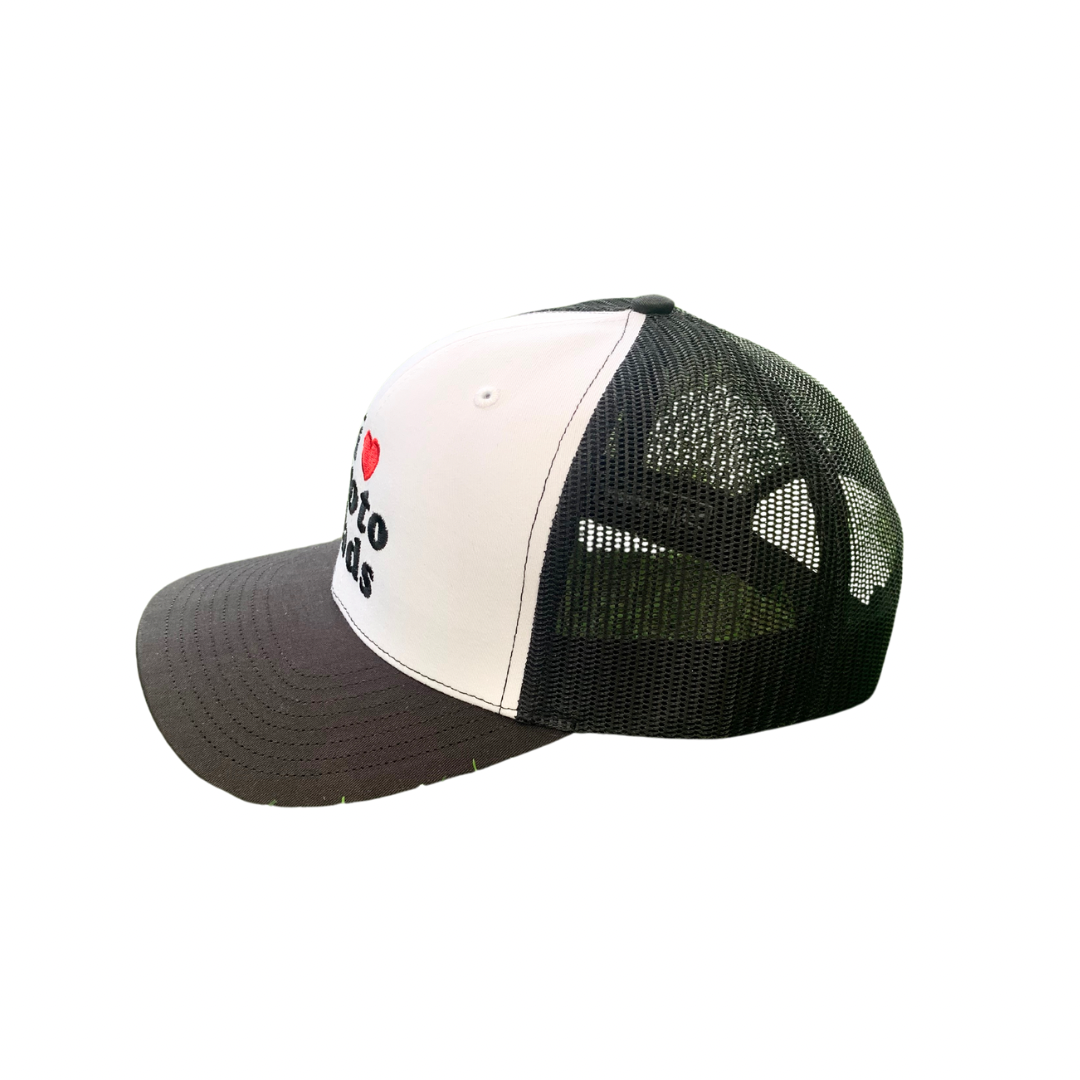 I Heart Moto Dads Trucker Mesh Snap Back