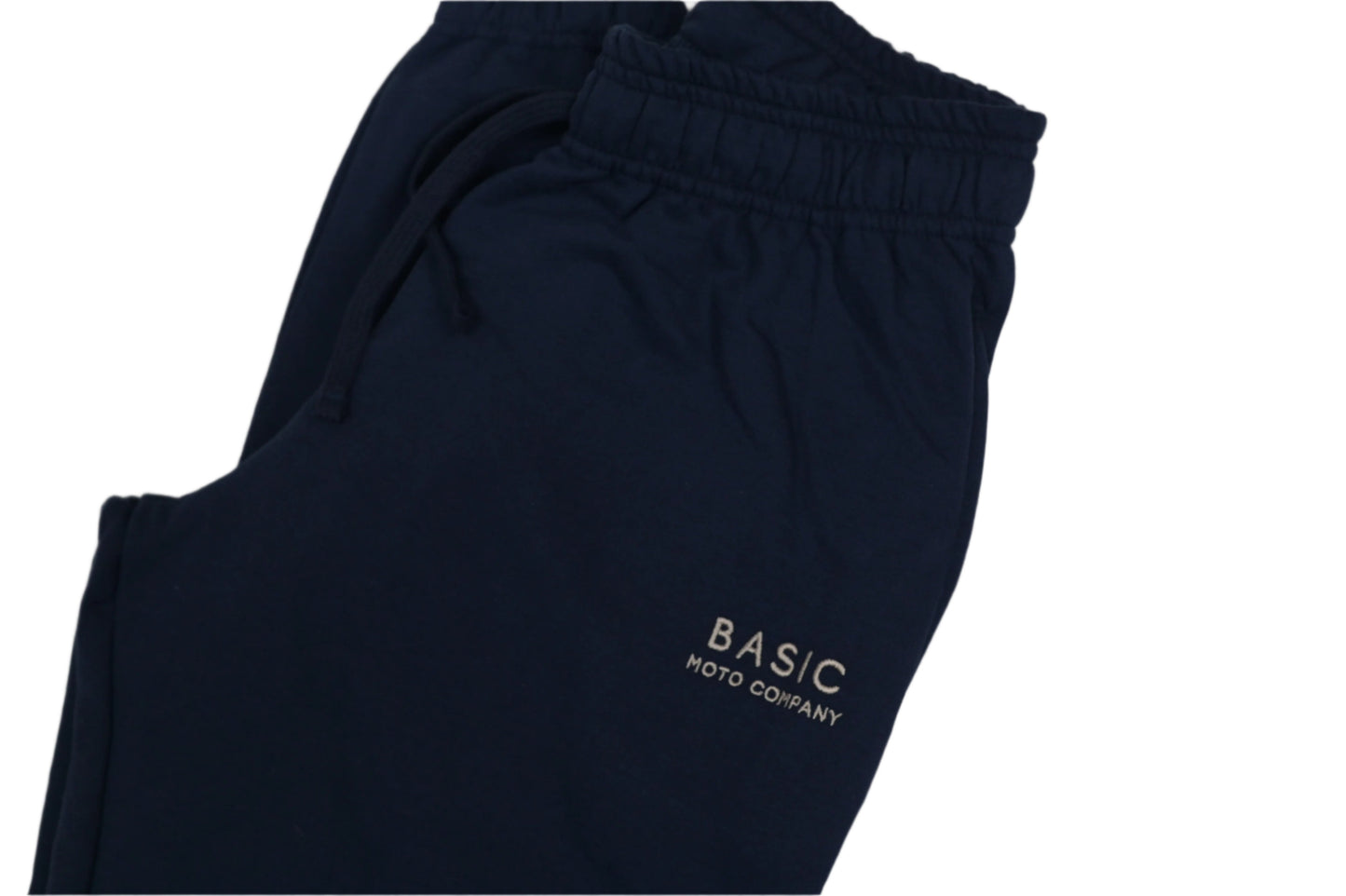 Basic Moto Co Fleece Sweatpants - Navy