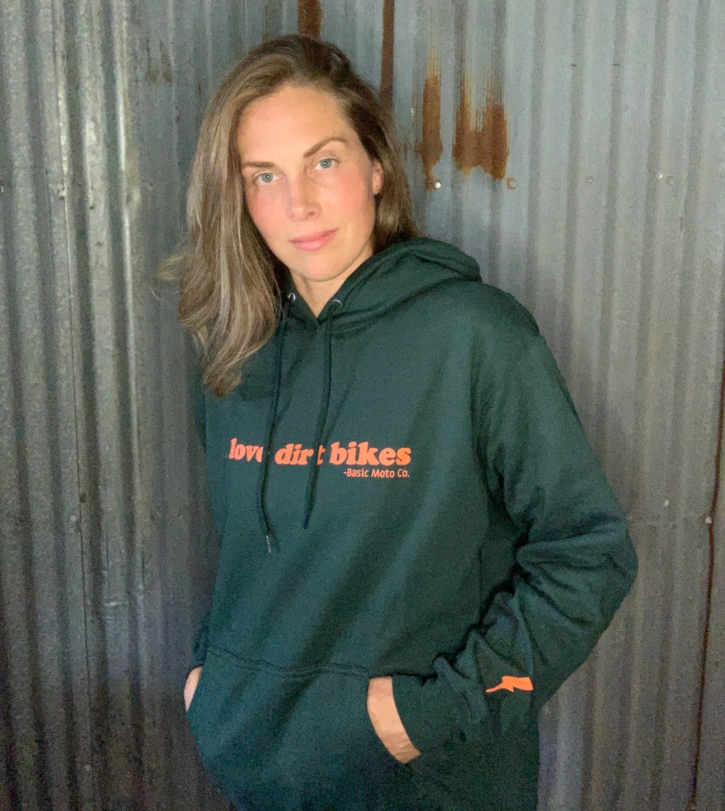 I Love Dirt Bikes Hoodie 2.0 - Dark Green