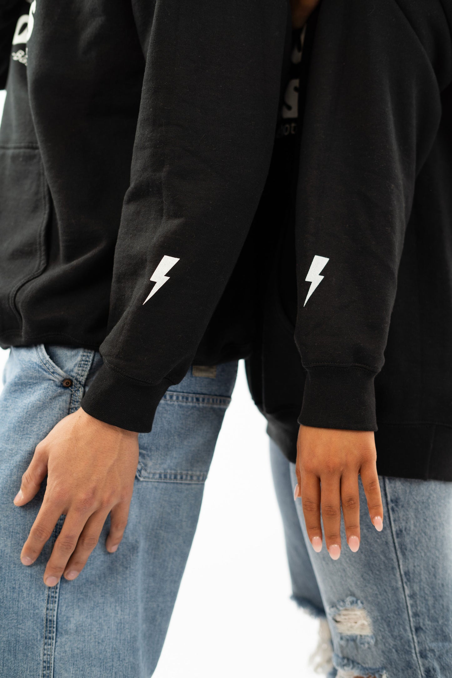 I Heart Moto Dads Black Hoodie Sweatshirt