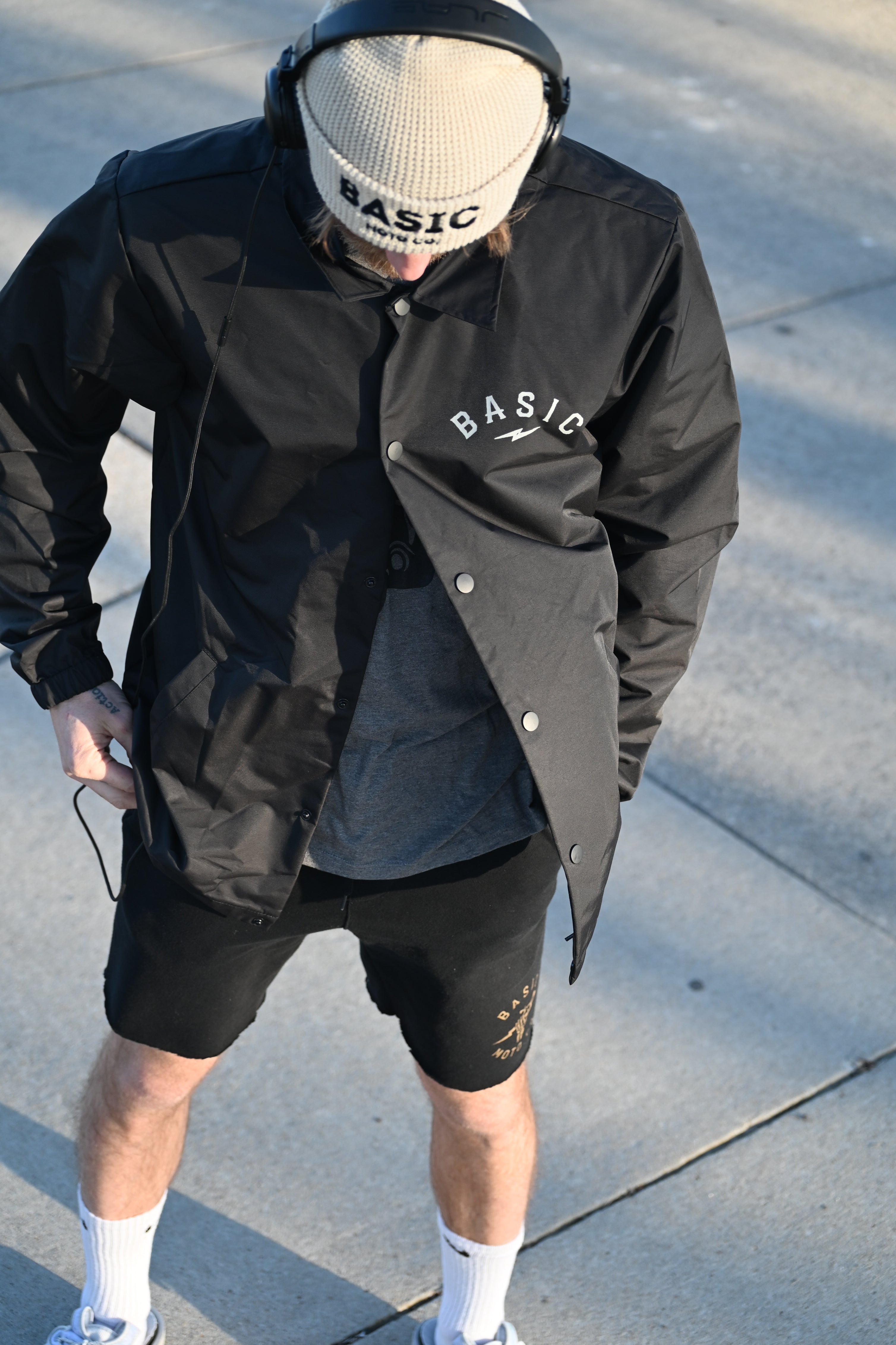 Basic Moto Co - Rain Jacket - Black
