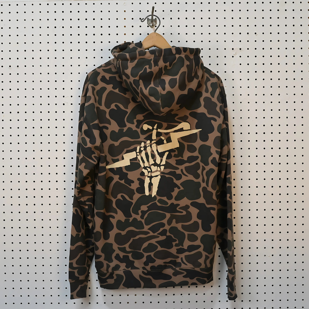 Vintage Duck Camo Heavy Weight Hoodie