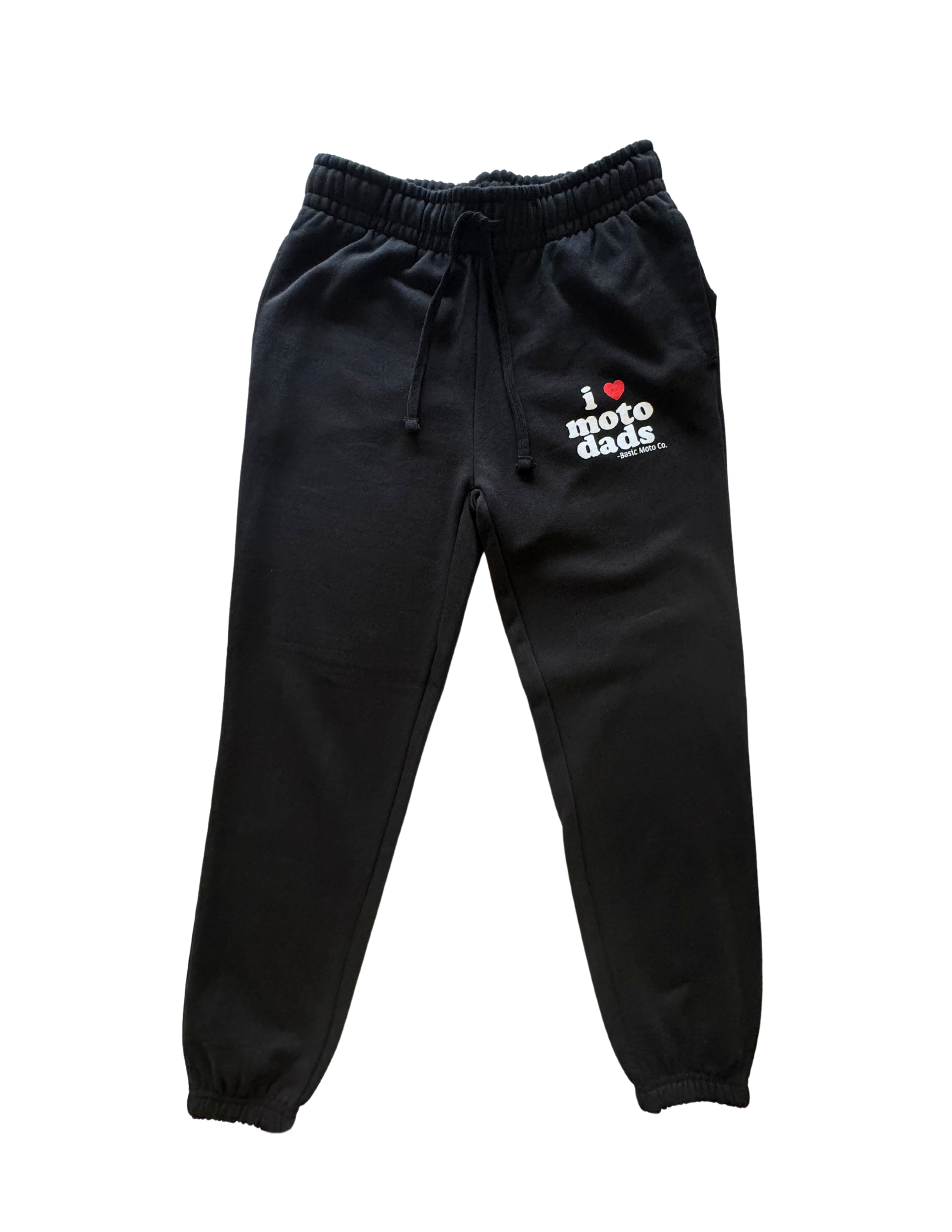 I Heart Moto Dads Sweatpants Women s Black basicmoto