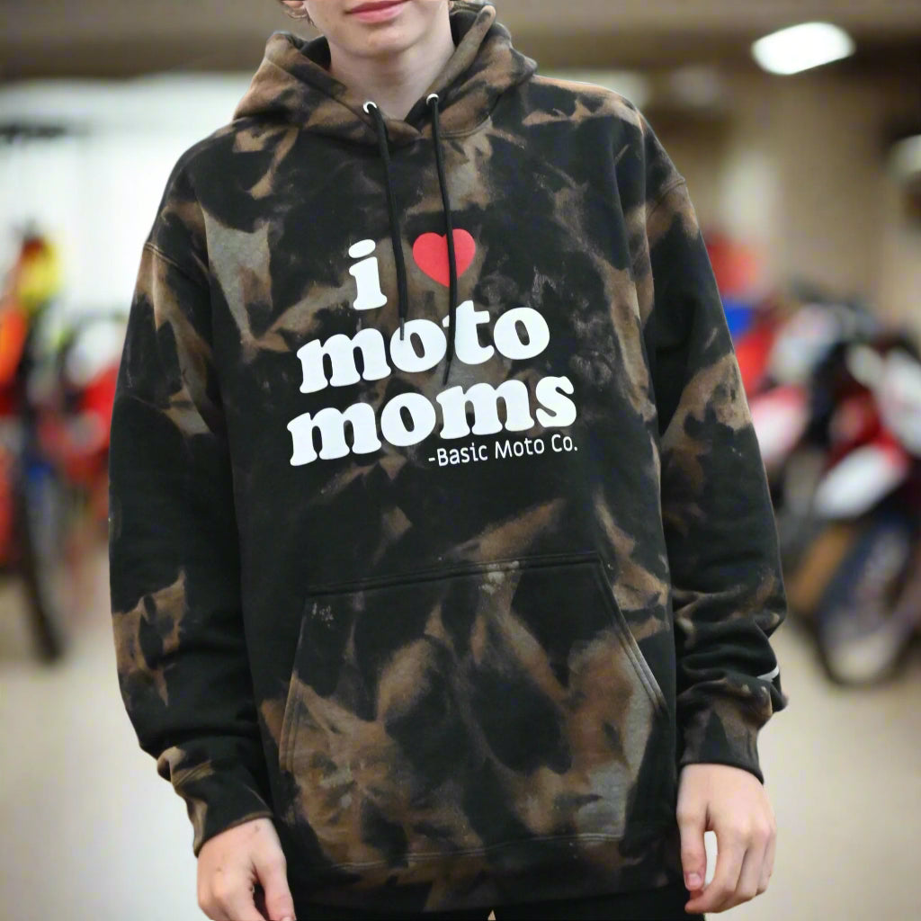i love moto moms hoodie youth adult basic moto company i heart motocross