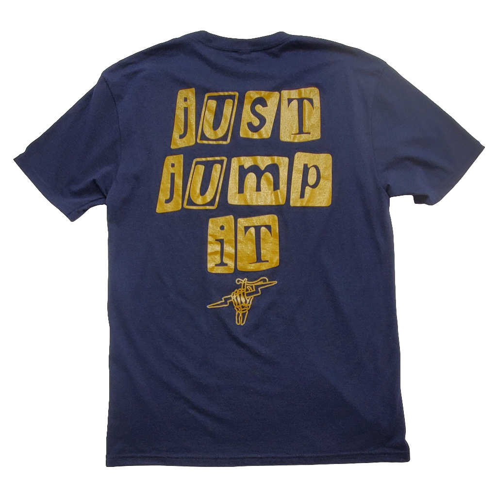 JUST JUMP IT • T-SHIRT • NAVY