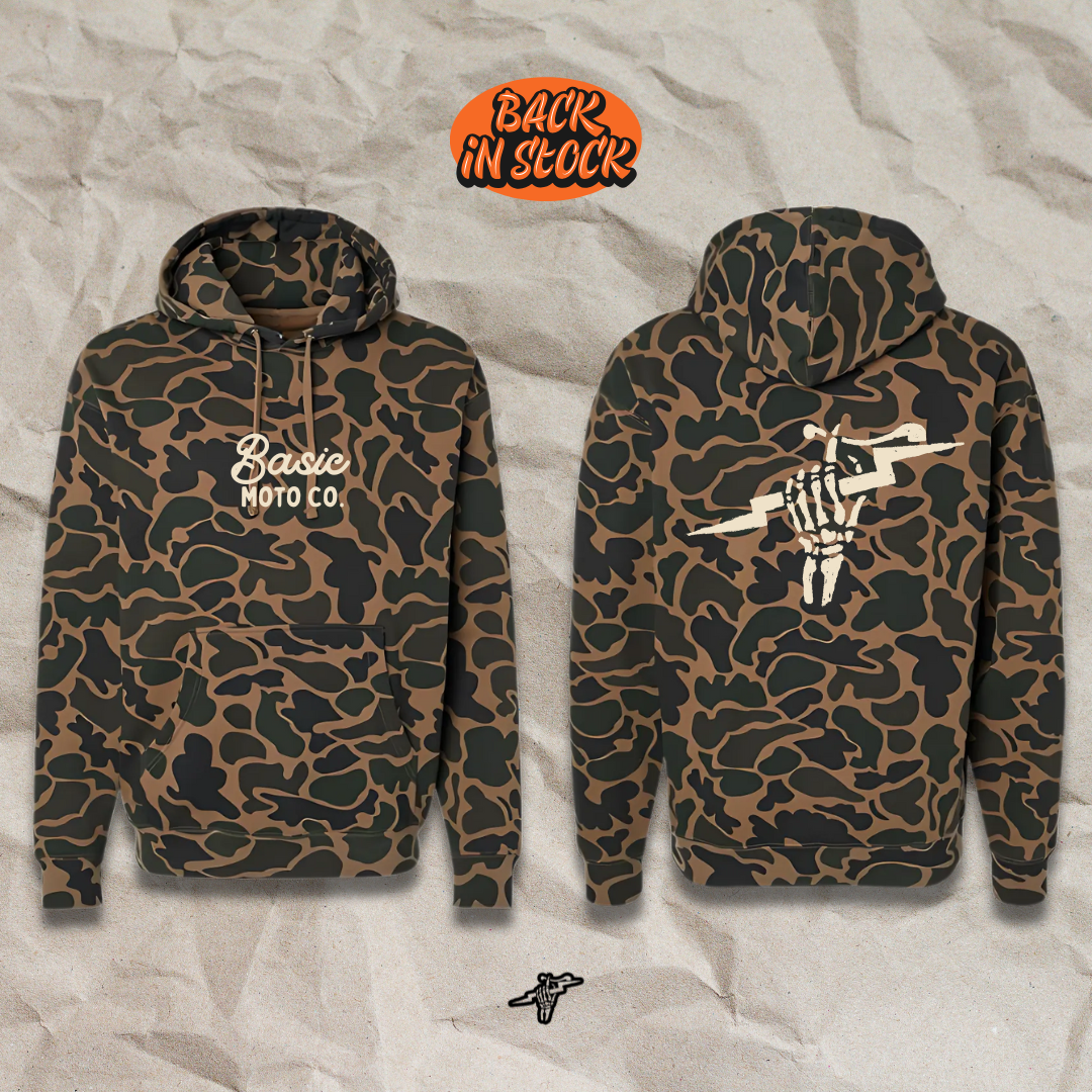 Vintage Duck Camo Heavy Weight Hoodie