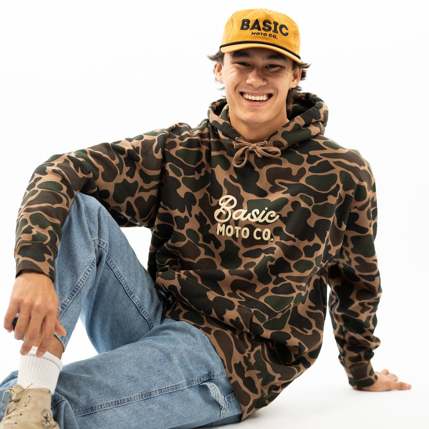 Vintage Duck Camo Heavy Weight Hoodie