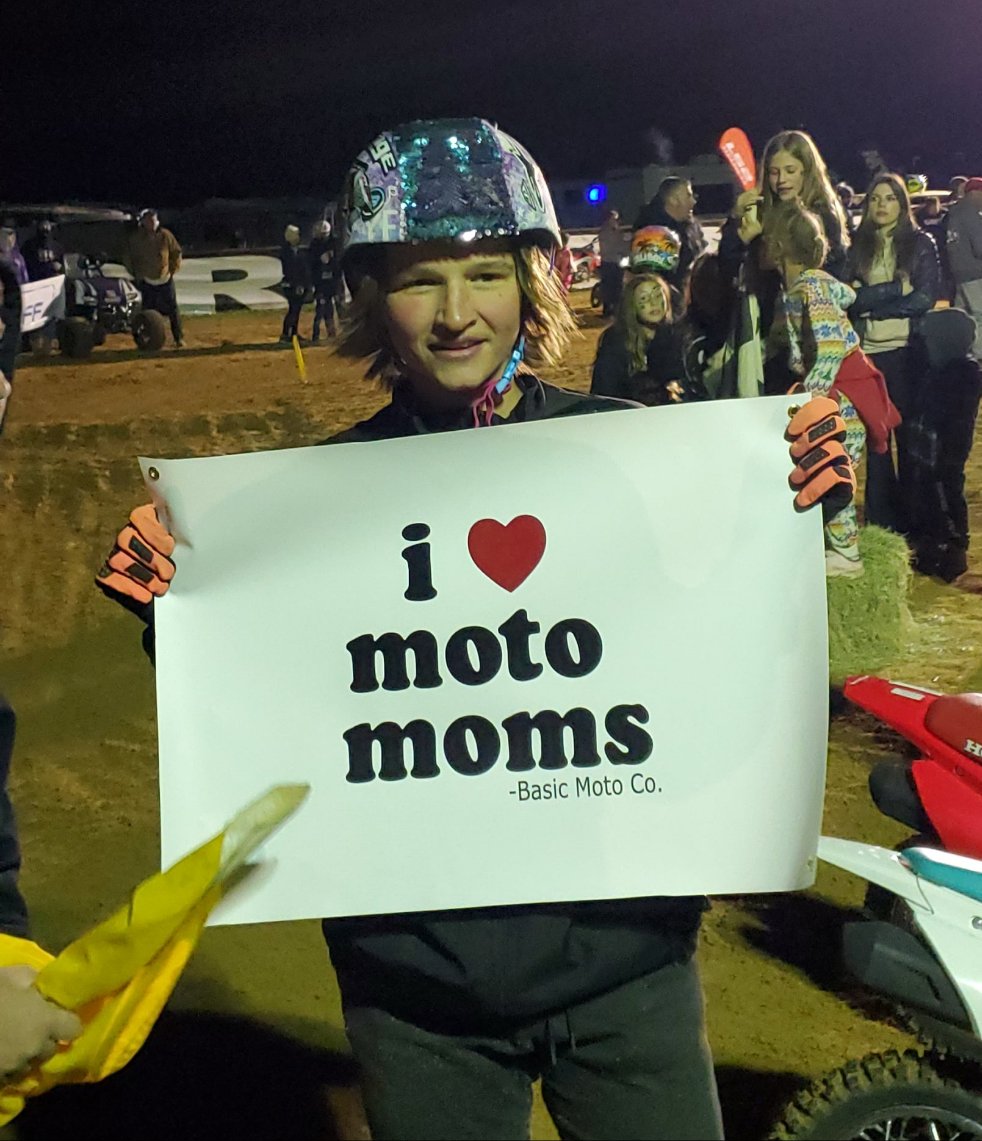 I Love Moto Moms - Banner