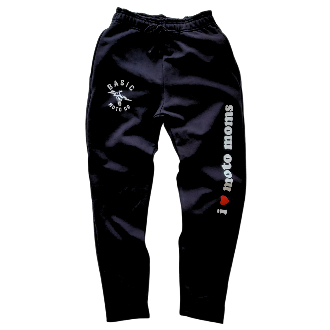I Love Moto Moms - Fleece Sweatpants