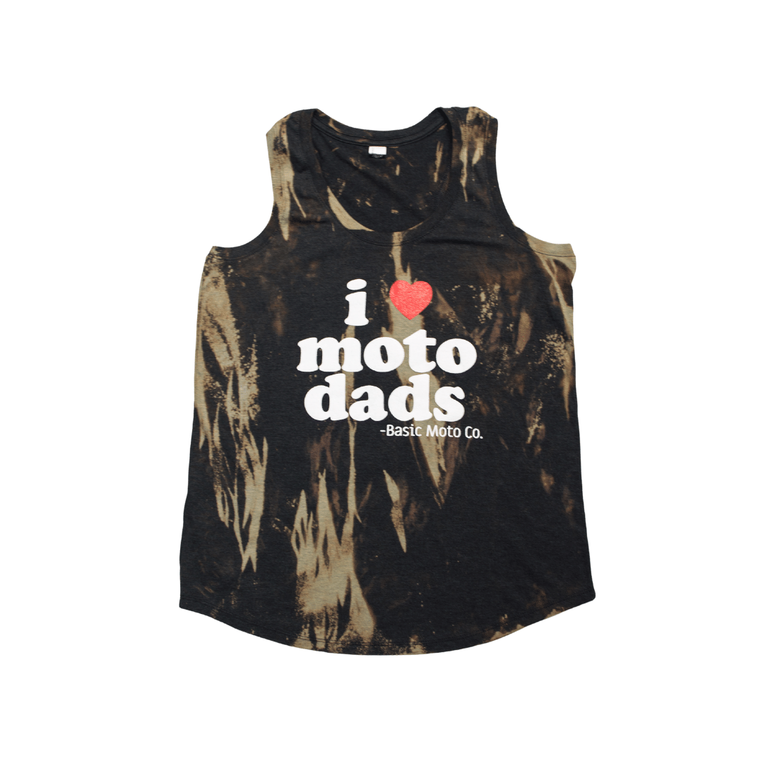 I Heart Moto Dads - Women's Tank Top - Black (SE)