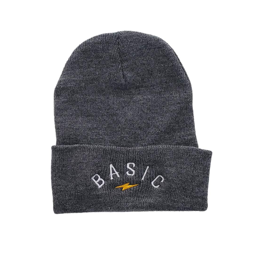 Lightning Strike Knit Beanie - Gray