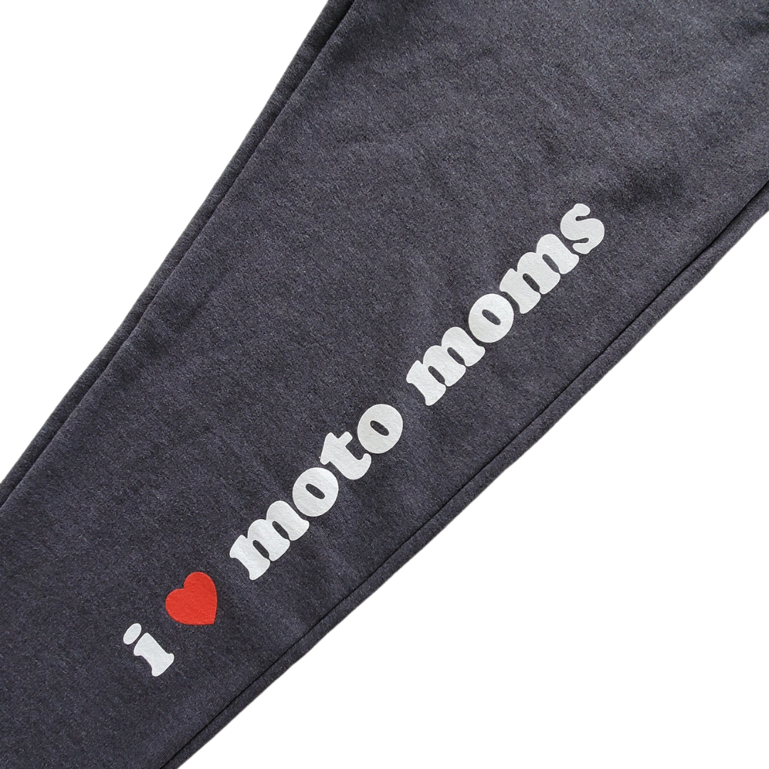 I Love Moto Moms - Fleece Sweatpants