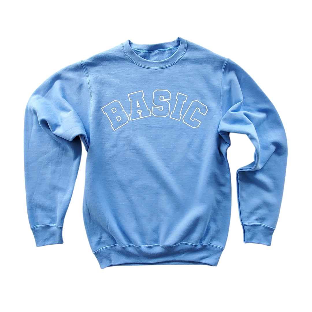 The Basic Crew Neck Sweatshirt - Blue