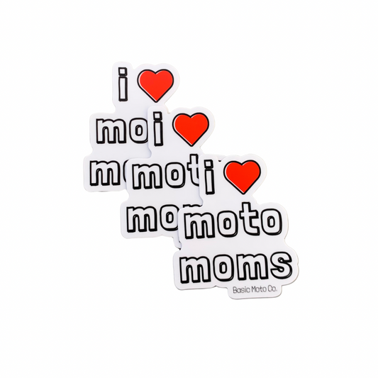 I Heart Moto Moms Sticker Pack #3