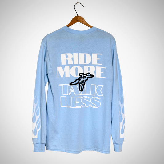Ride more, Talk Less - Heavyweight Long Sleeve T-Shirt