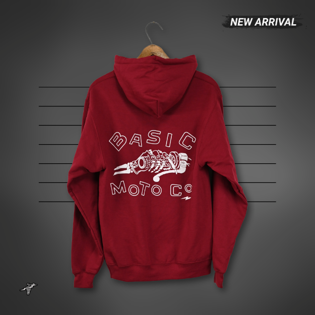 Basic Twisted Throttle - Hoodie - Cardinal Red