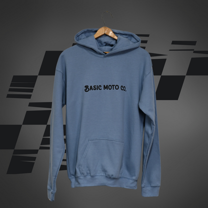Grid Lock Hoodie Blue