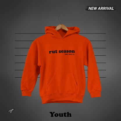 Rut Season - Blaze Orange - Hooded Sweatshirt