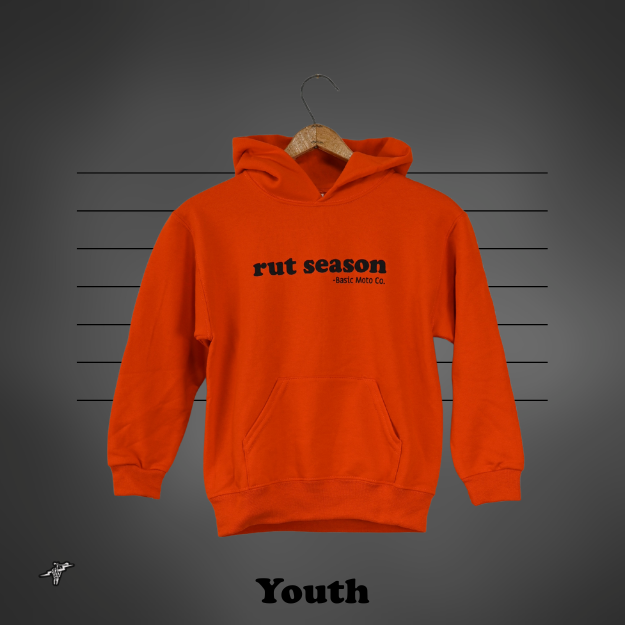 Rut Season - Blaze Orange - Hooded Sweatshirt