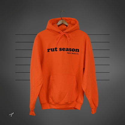 Rut Season - Blaze Orange - Hooded Sweatshirt