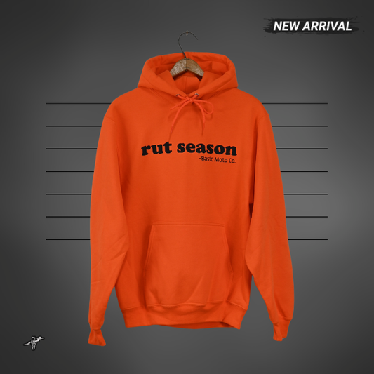 Rut Season - Blaze Orange - Hooded Sweatshirt