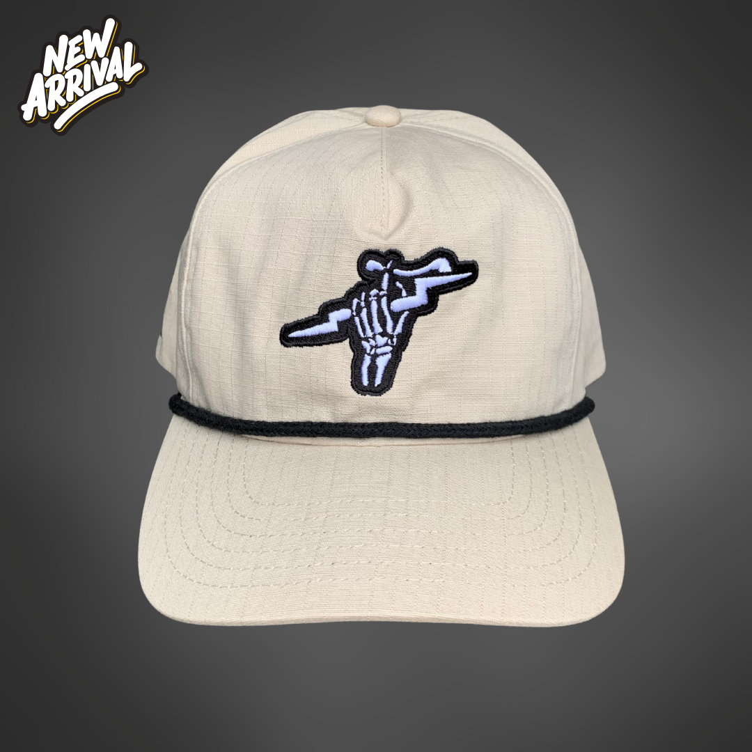 Fist of Lightning Ripstop Snapback Hat - Natural