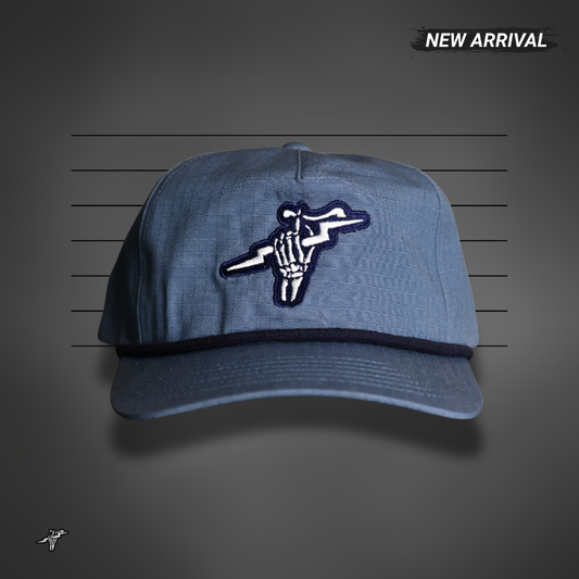 Fist of Lightning Snapback Hat - Blue
