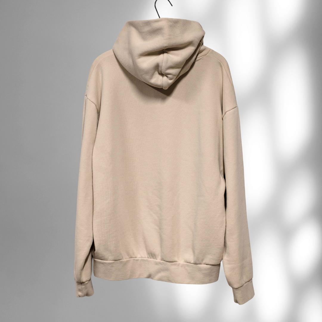 Basic Moto Hoodie - Ivory