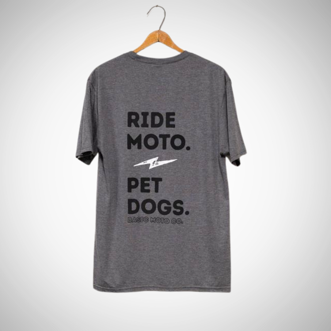 Ride Moto. Pet Dogs. - T-Shirt