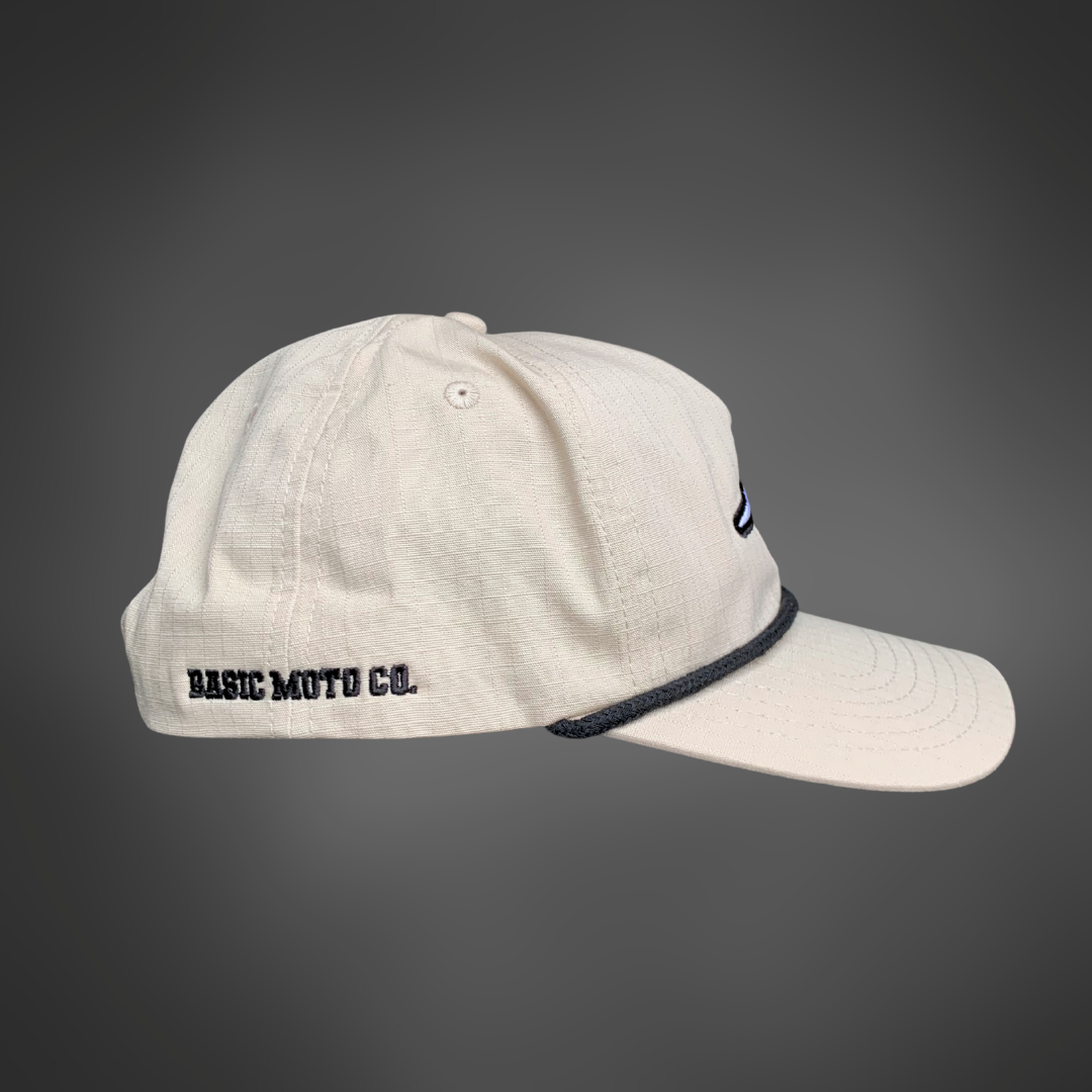 Fist of Lightning Ripstop Snapback Hat - Natural