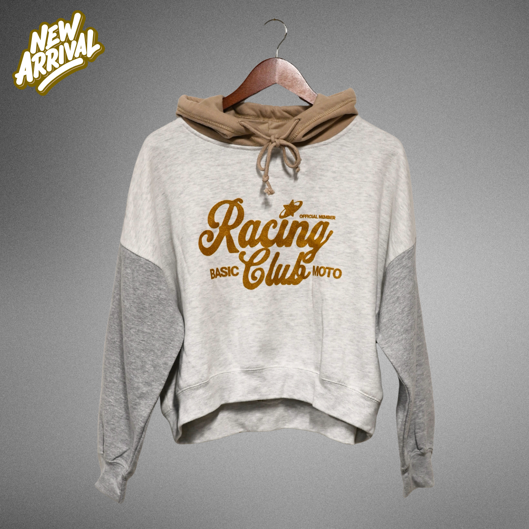 Basic Racing Club - Women's Crop Hoodie