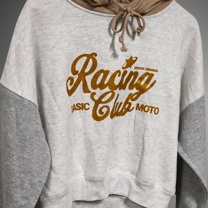 Basic Racing Club - Women's Crop Hoodie