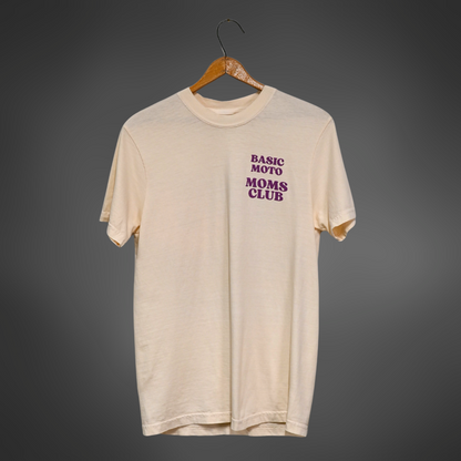 Moms Club - Heavyweight Cotton T-shirt - Natural