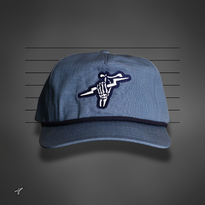 Fist of Lightning Snapback Hat - Blue