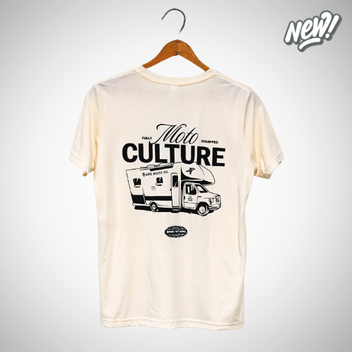 Moto Culture "Fully Equipped" - Youth T-Shirt - Natural