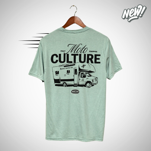 Moto Culture "Fully Equipped" - T-Shirt - Sage