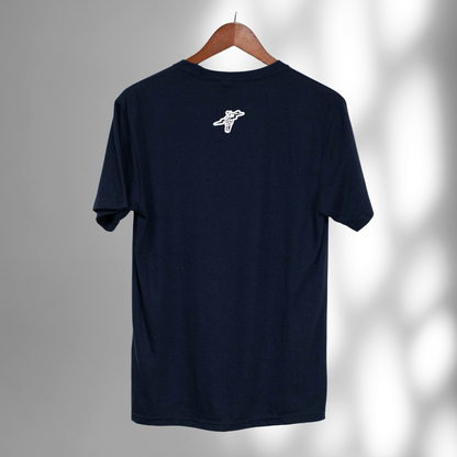DIRT BIKE DAD NAVY T