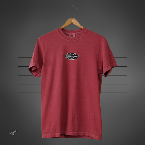 Basic Moto Culture Heavyweight Cotton T - Washed Red