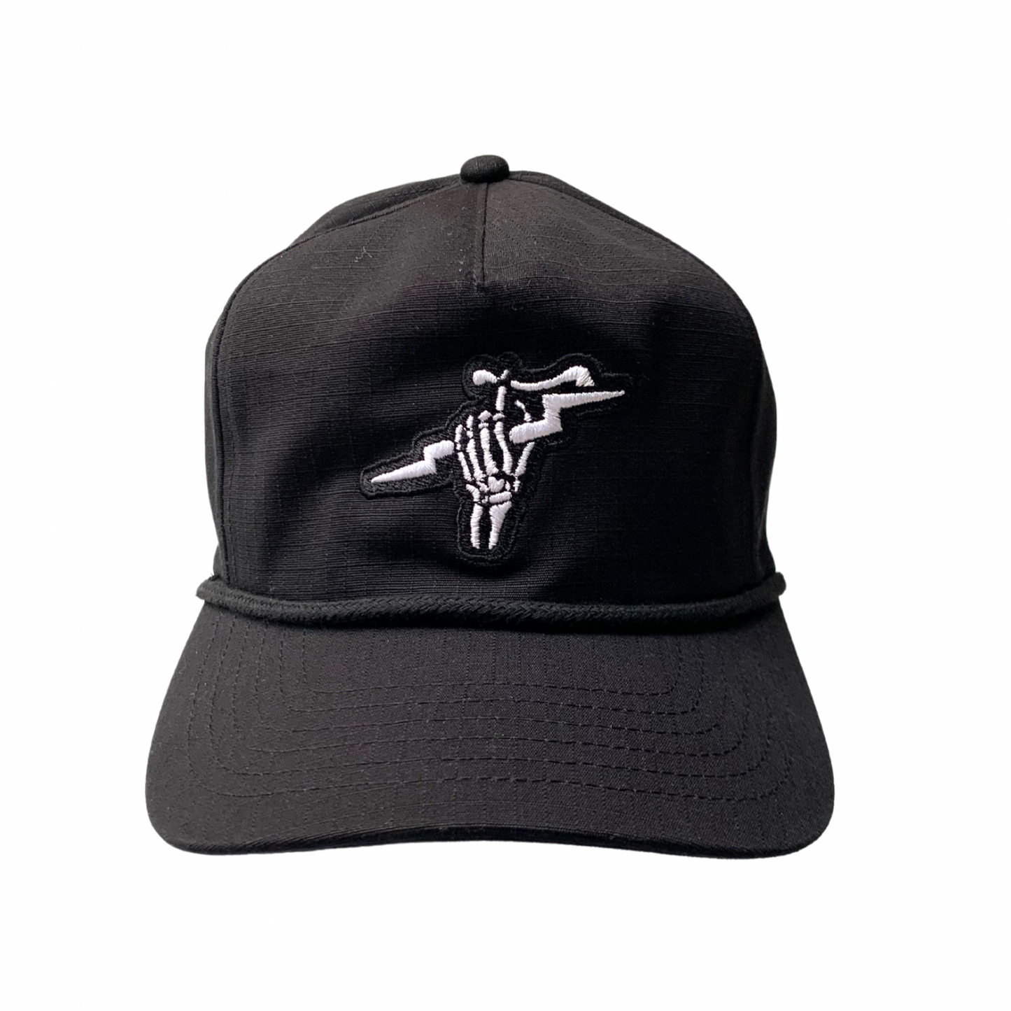 Fist of Lightning Ripstop Snapback Hat Dusty Black