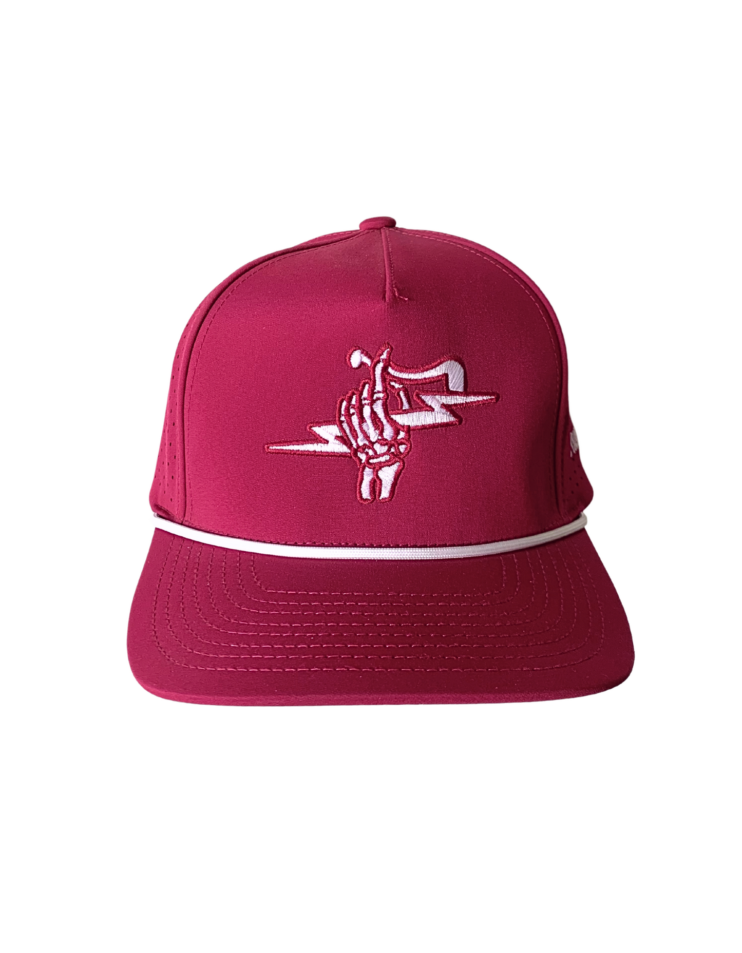 Fist of Lightning - Cranberry Red - Perfomance Snap Back Hat