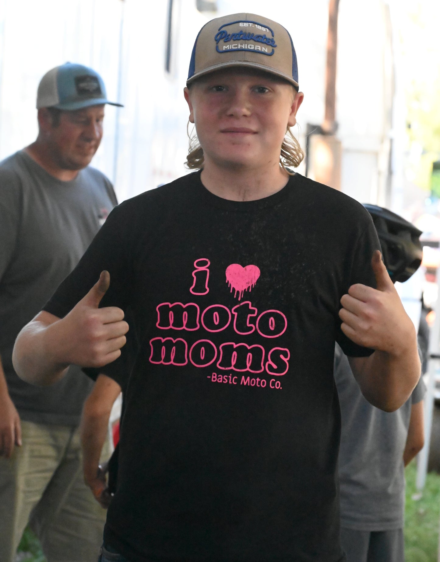 I Heart Moto Moms - Hot Pink