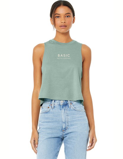 Basic Crop Tank Sage