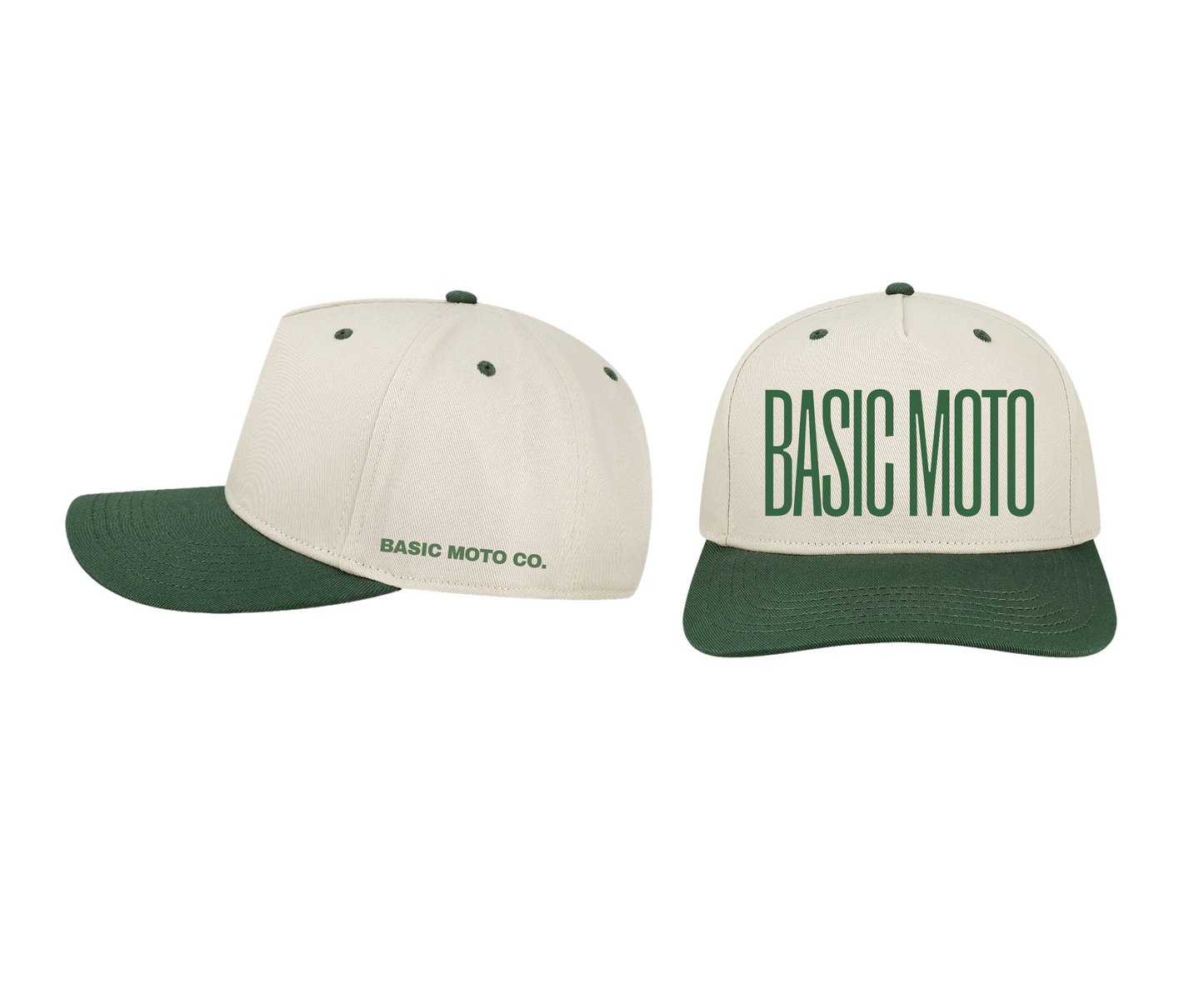 Basic Moto - Structured Snap Back Hat