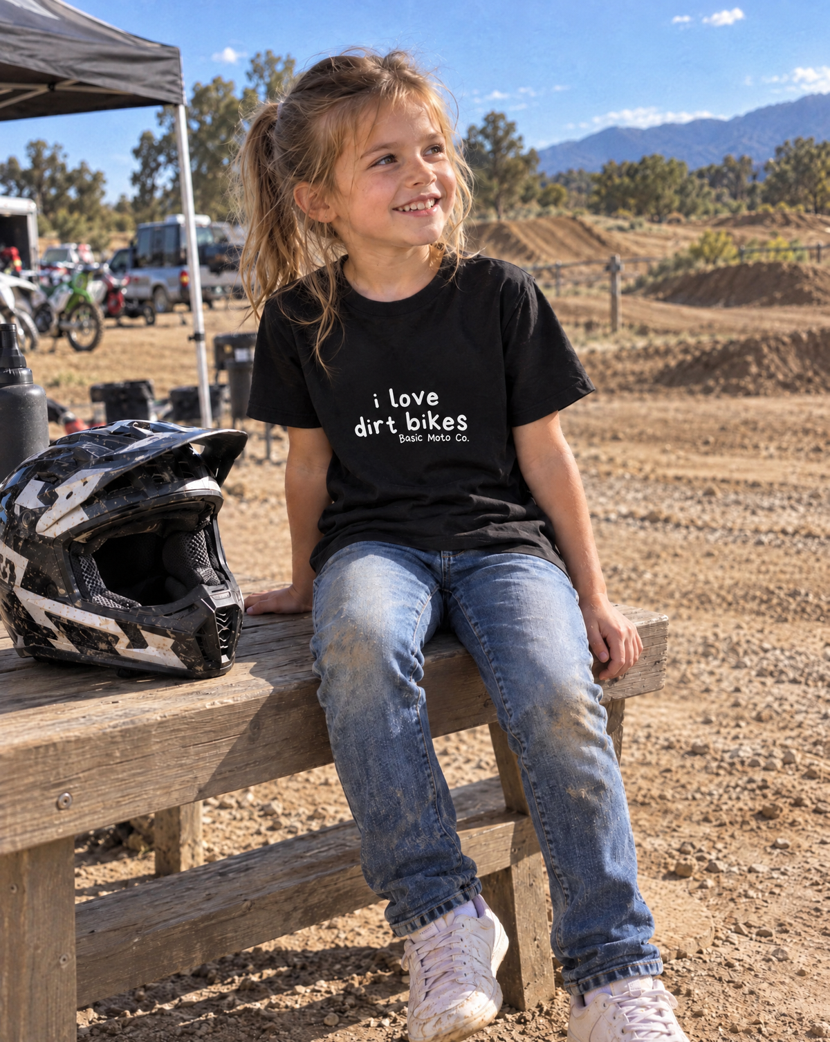 I Love Dirt Bikes - T-Shirt - Black