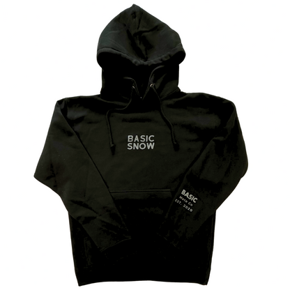 Basic Snow - Hooded Sweatshirt - Black