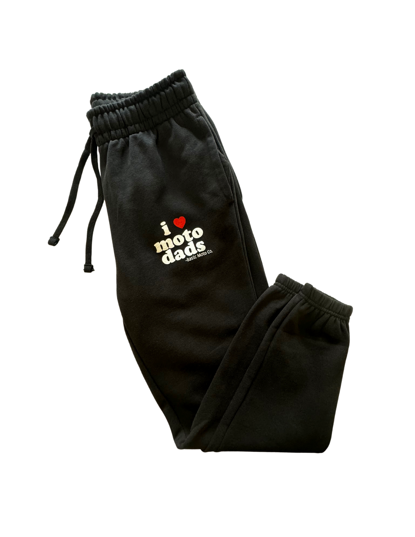 I Heart Moto Dads Sweatpants Women's Black