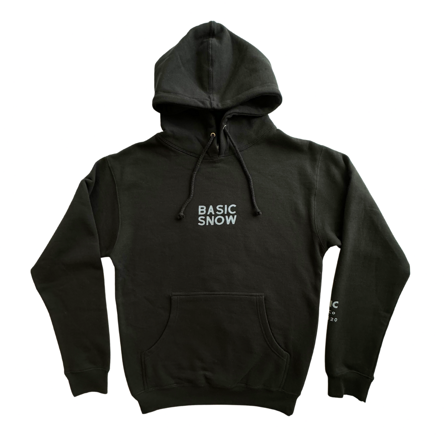 Basic Snow - Hooded Sweatshirt - Black