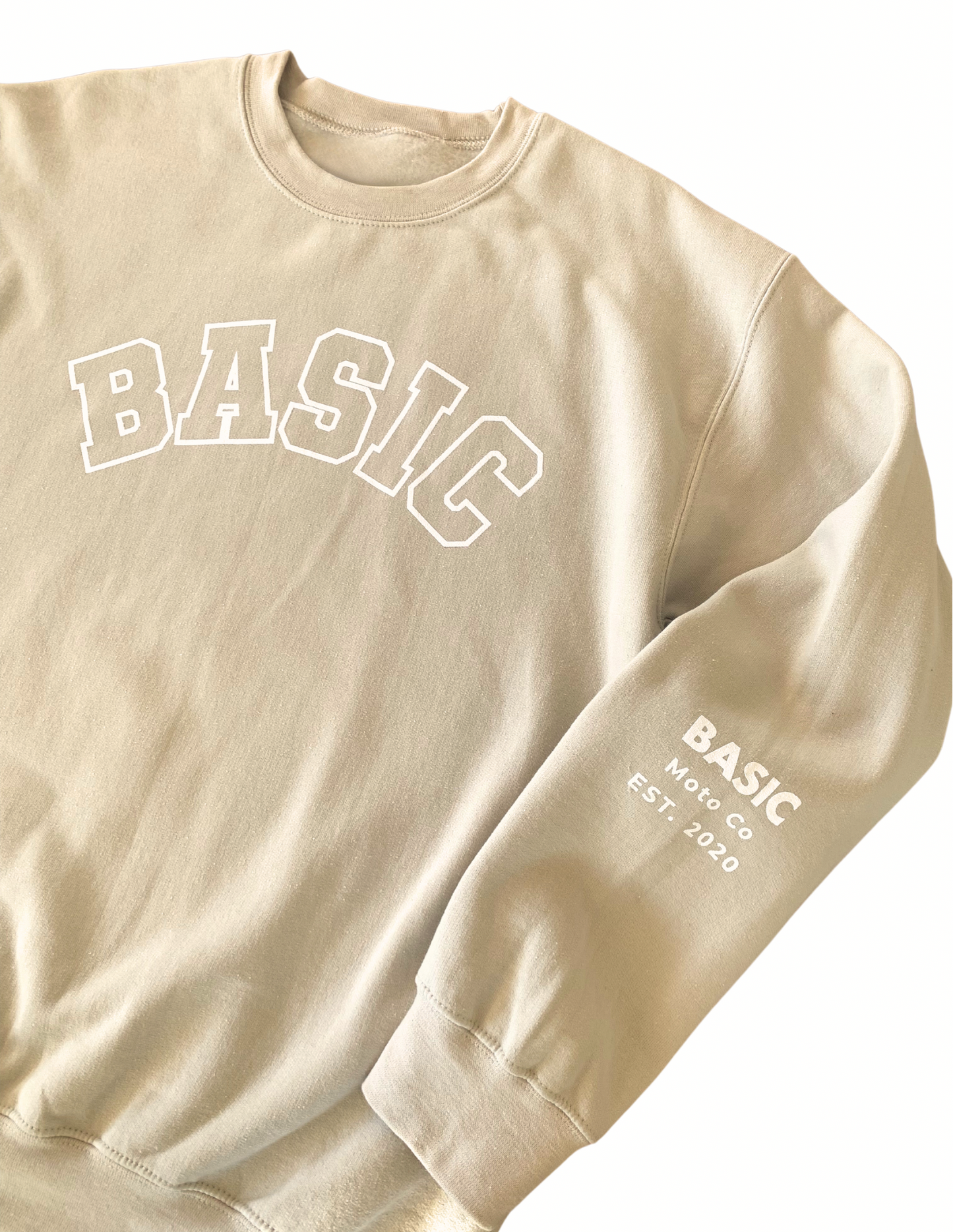 The Basic Crewneck - Sand