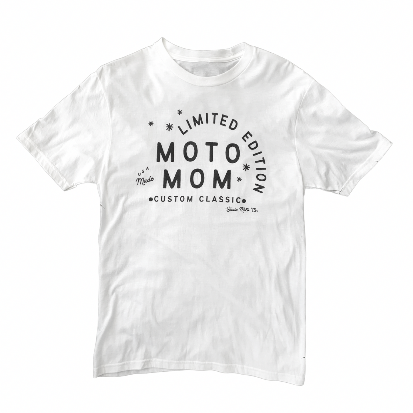 Moto Mom T-Shirt - Natural